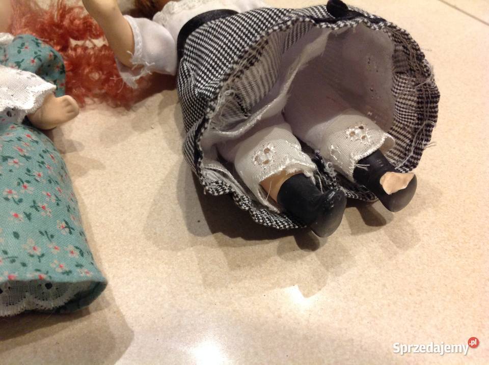Laleczka Lalka Porcelanowa STARA 2 Nowa Sól