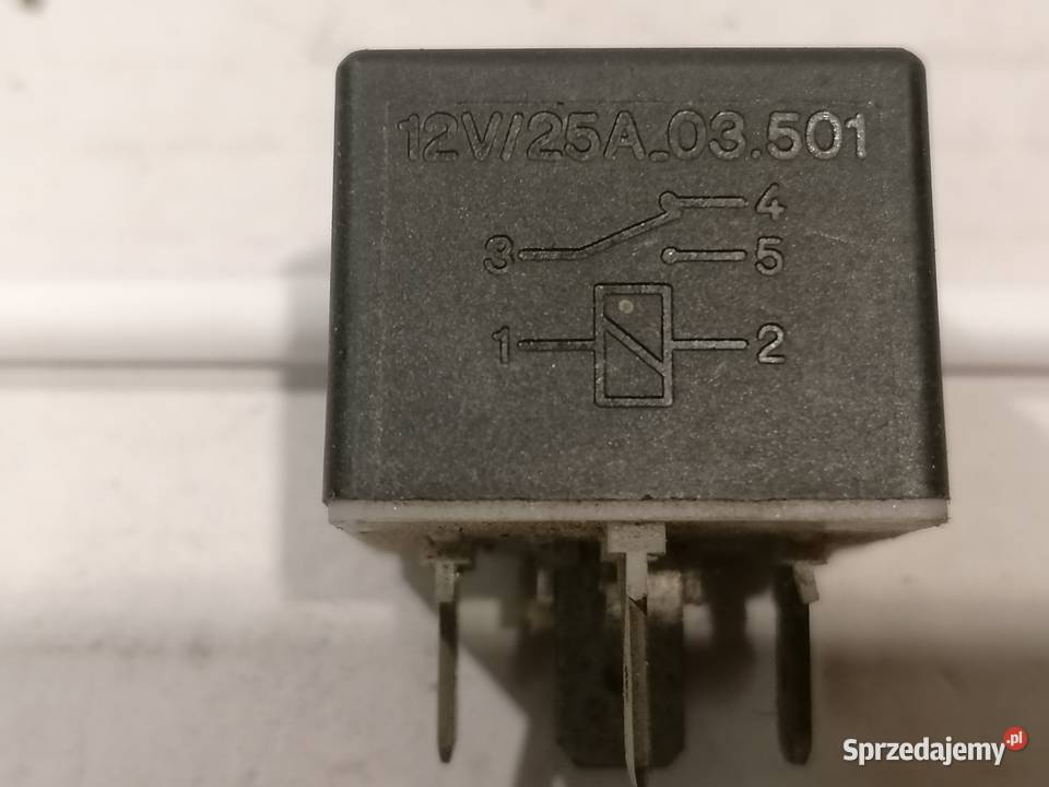 przekaźnik cartier 12V 25A Citroen Peugeot osobowe Piotrków Trybunalski