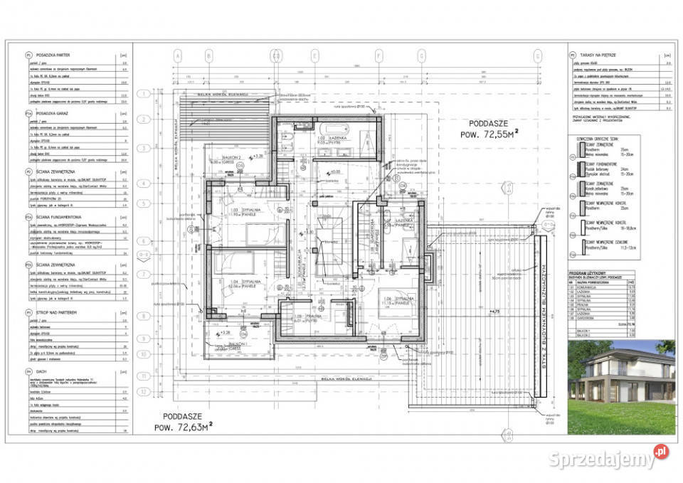 NOWY DOM 213 m2 z ogrodem Puszcza Kampinoska 1000m2 Sprzedaż Wiktorów
