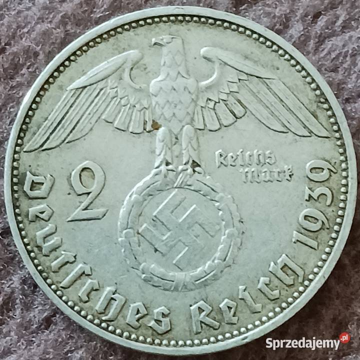 2 Marki Niemcy Paul von Hindenburg 1939 r men J wielkopolskie