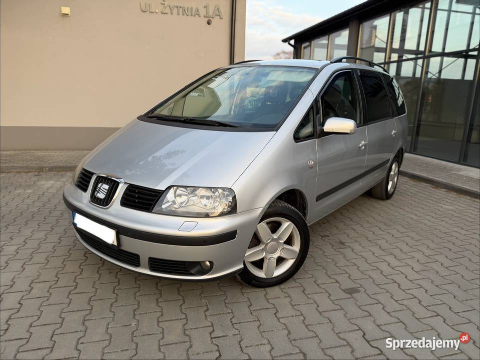 Śliczny 7 osobowy Seat Alhambra 140 immobilizer Radomsko