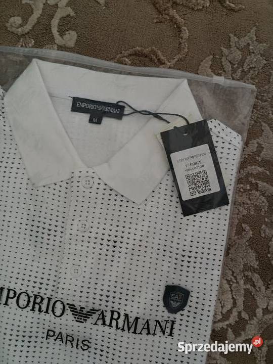 Koszulka polo Emporio Armani elegancka małe logo Rozmiar M podlaskie Białystok