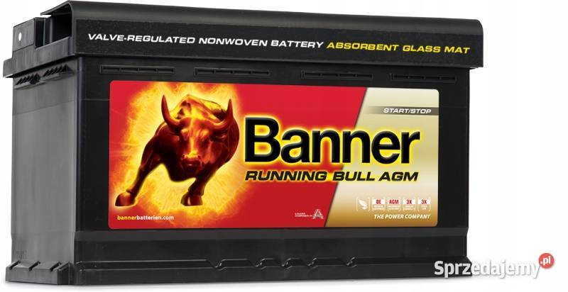 Akumulator 12V 80Ah 800A P AGM StartStop Banner Jelcz-Laskowice