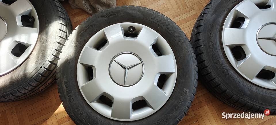 Oryginalne felgi 15 stalowe i kołpaki Mercedes Stryków sprzedam