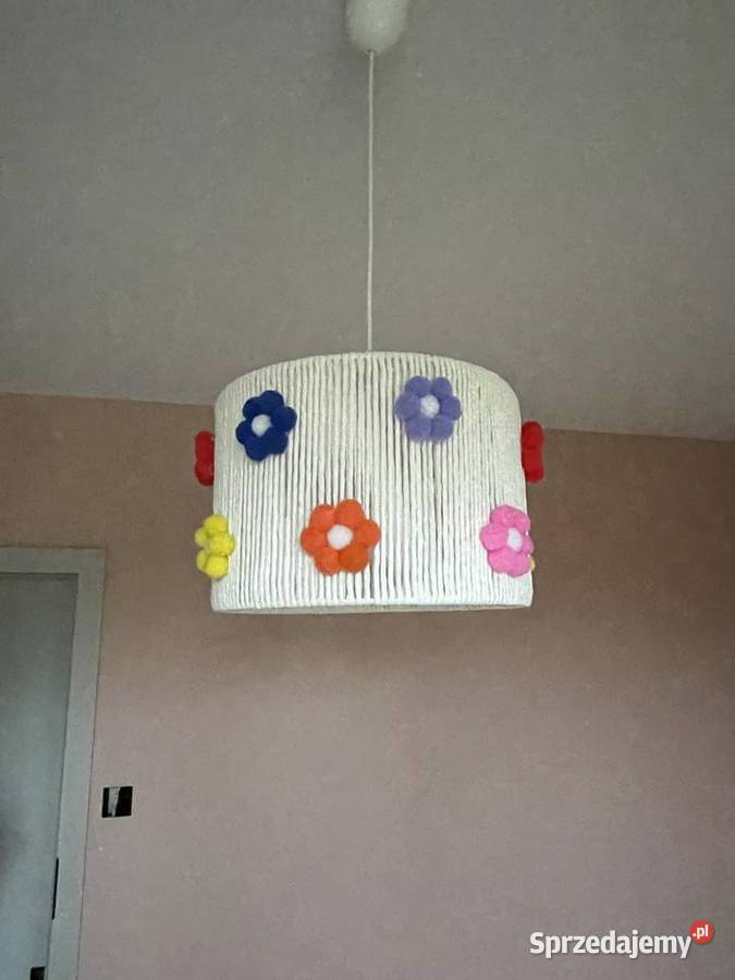 Lampa dziewczynki ręcznie wykonana łódzkie Niedośpielin