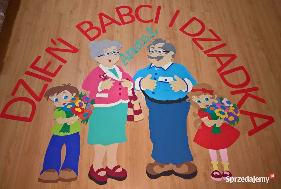 Dekoracje na Dzień Babci i Dziadka z brystolu Garwolin