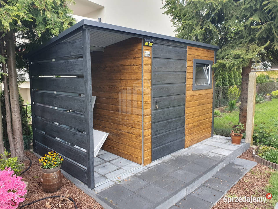 Schowek Domek Ogrodowy 2x25m Wiata 1m Drzwi Okno Chełm