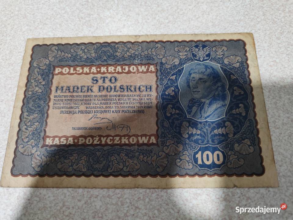 100 Marek Polskich z 1919 r łódzkie Luboszewy