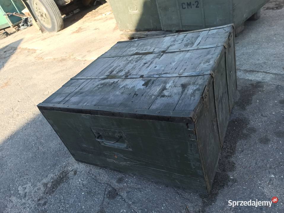 Skrzynka drewniana wojskowa 69x69x 39 Skierniewice