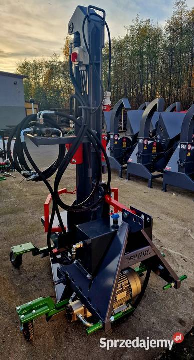 Łuparka do drewna pionowa 20t hydrauliczna napęd Dąbrowa