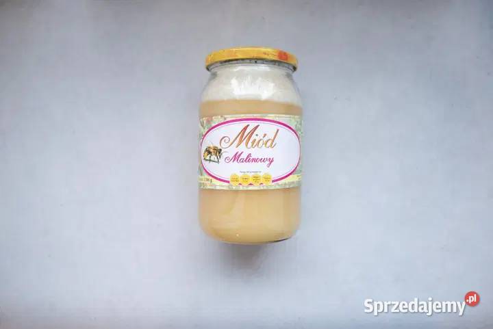Naturalny miód malinowy 1200g SUPER SMAK Rzeszów