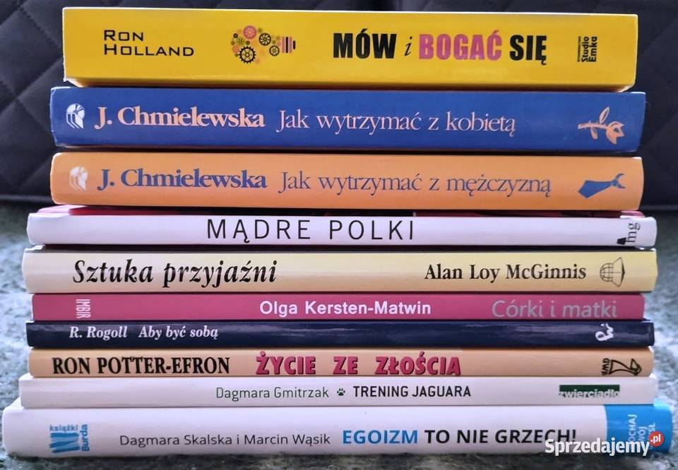 Psychologia KOBIETA rozwój osobisty pakiet 10 łódzkie Bełchatów sprzedam