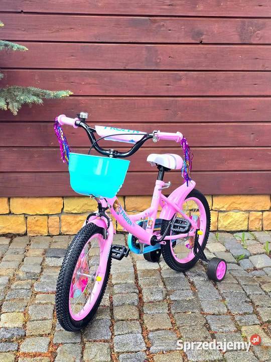 399 Rower 16 różowy Elza Frozen śląskie Zabrze