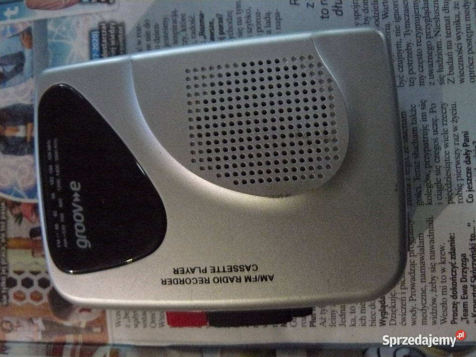 Walkman dyktafon Groove z głośnikiem mikrofonem