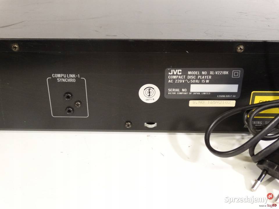 JVC XL V221 Compact Disc Player Stan mazowieckie Warszawa