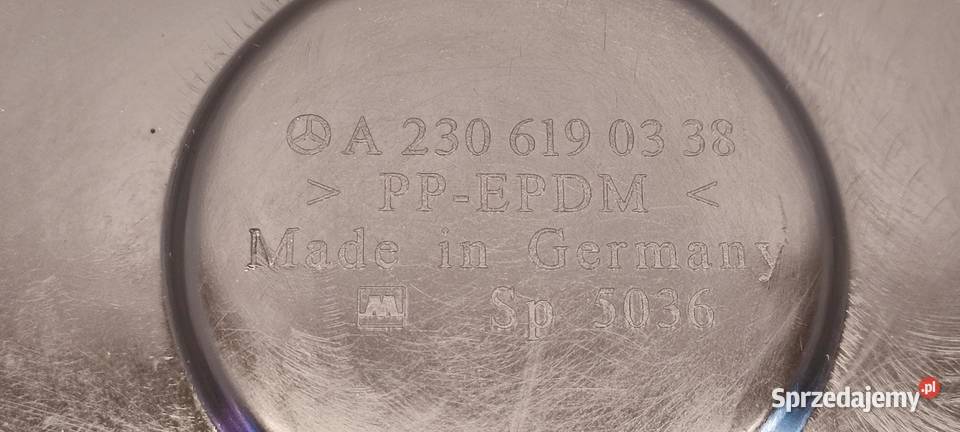 MERCEDES SL R230 OSŁONA PODWOZIA TYŁ A2306190338 Części samochodowe