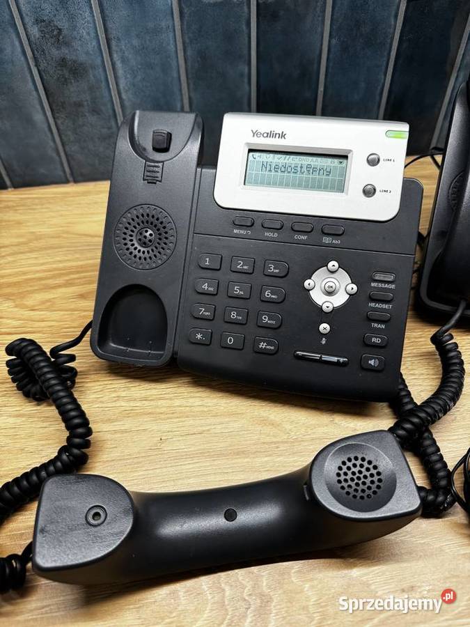 Centrala VOIP 2x używany telefon IP Yealink Tarnów