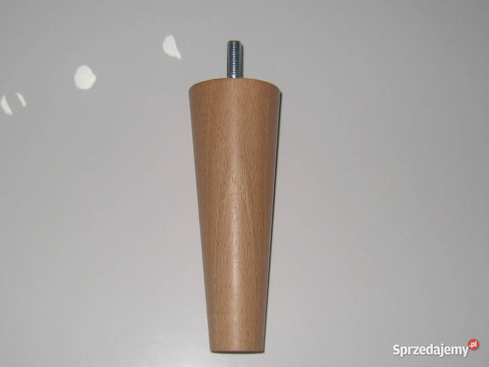 Noga toczona drewniana buk marchewkanatura H130