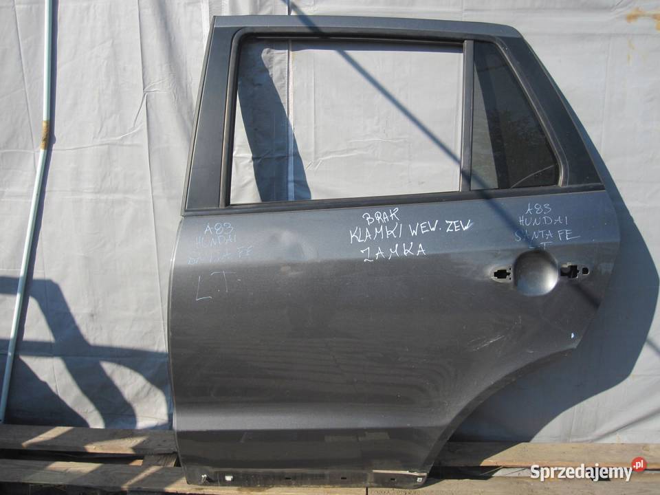HYUNDAI SANTA FE II 09r drzwi lewe tył osobowe sprzedam
