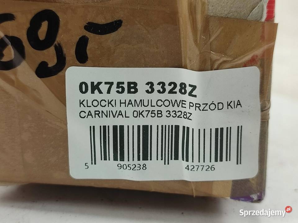 KLOCKI HAMULCOWE PRZÓD KIA PREGIO TB 19952004