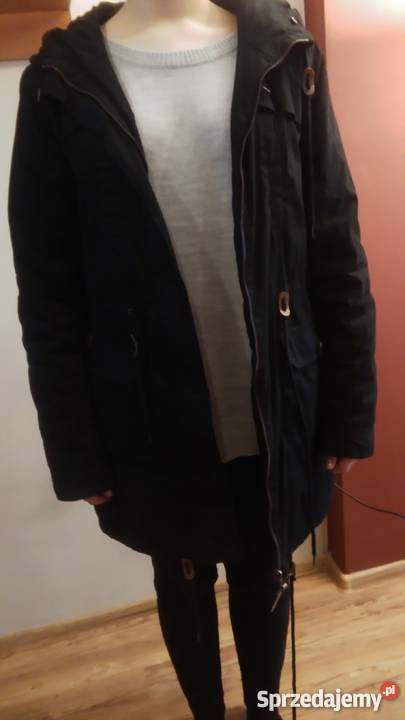 Kurtka czarna styl parka sprzedam