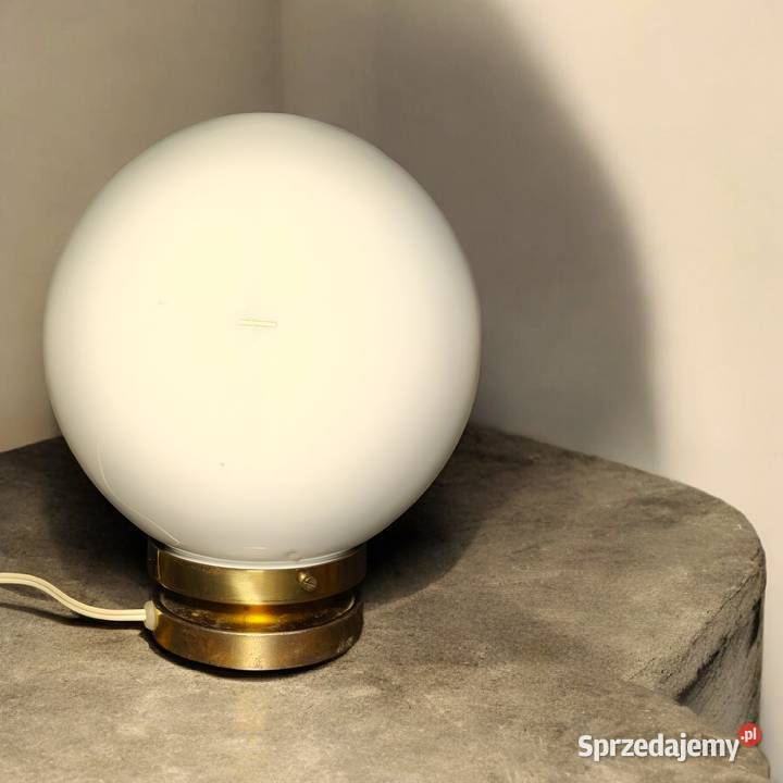 Lampa Atr Deco szkło opalowe vintage