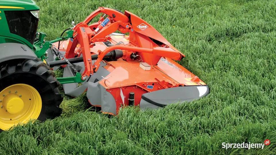 Kosiarki czołowe dyskowe ze zgniataczem pokosu