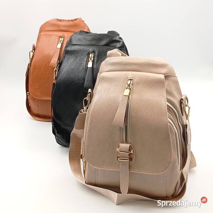 Plecak damski skórzany z klapą Mochila Bolsos Dla kobiet Zawiercie