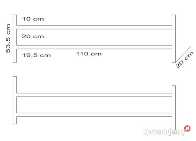 półka np na książki buk