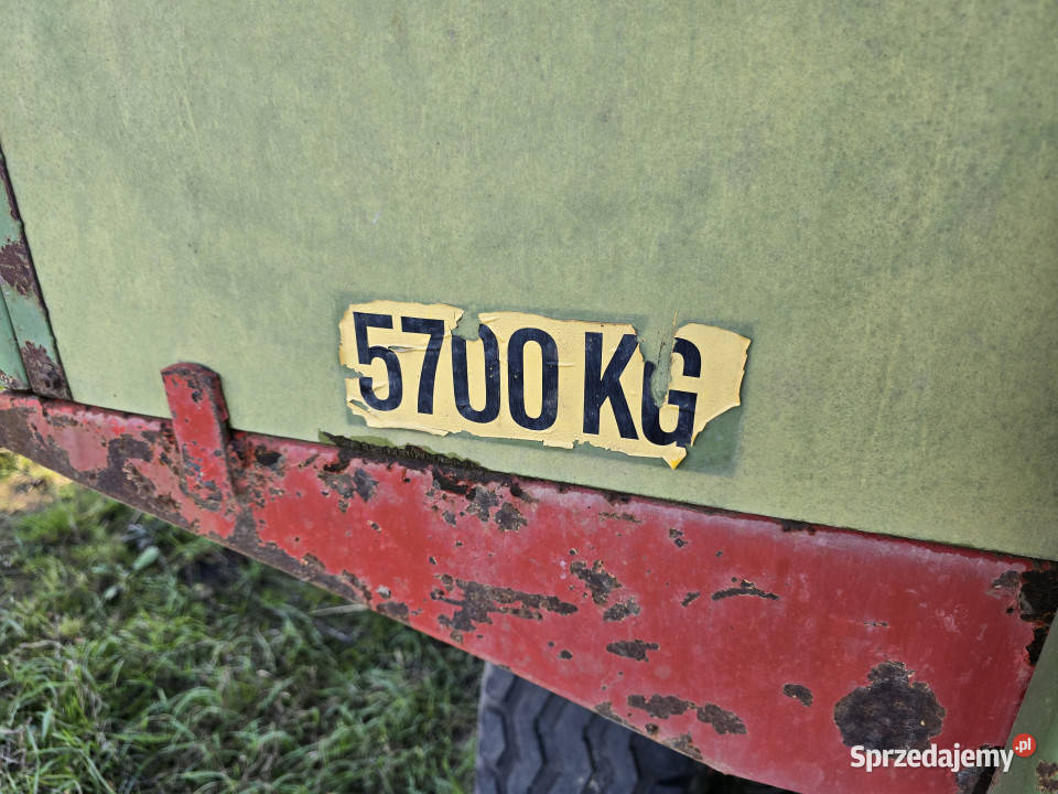 Przyczepa wywrotka KRONE 90 ZK ładowność 5700 Przyczepy rolnicze Czerkiesy