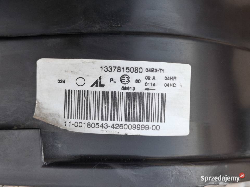 FIAT DUCATO JUMPER BOXER 0206 REFLEKTOR PRAWY osobowe