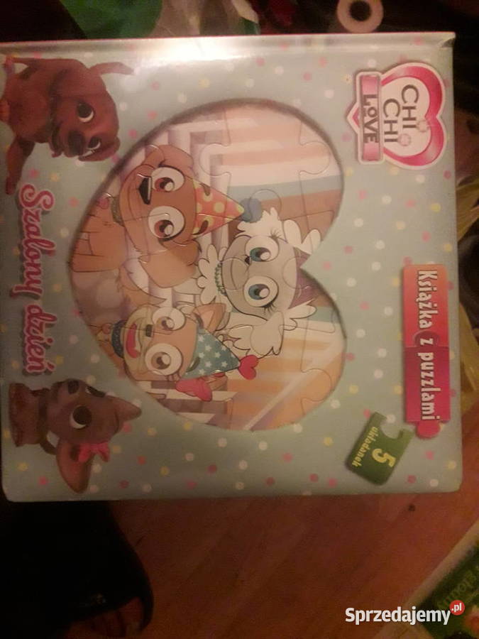 Książka z puzzlami Szalony dzień 5 składanek Warszawa