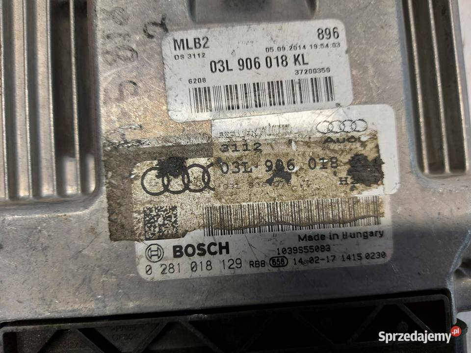 AUDI A5 8T8 20 TDI Komputer sterownik silnika