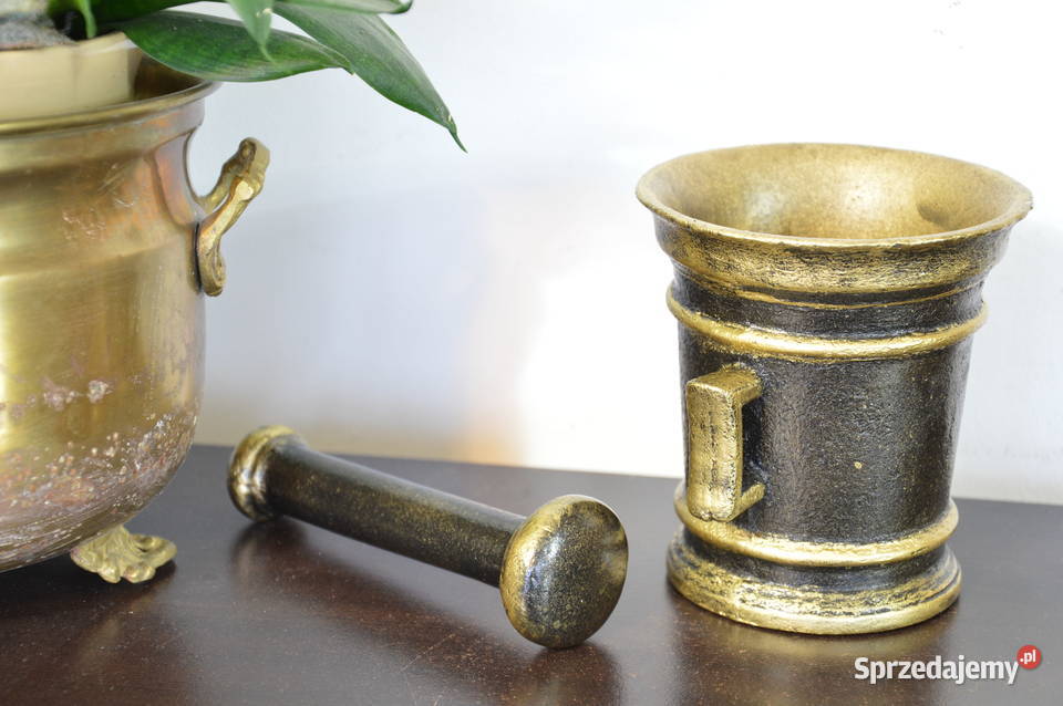 żeliwny Moździerz stary i ciężki Jastrzębie-Zdrój