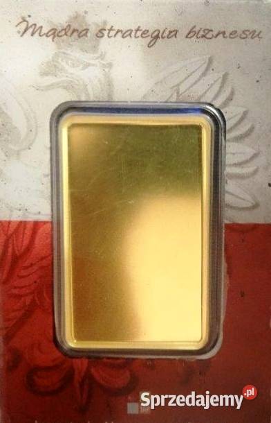ZŁOTA SZTABKA Polska Orzeł 1oz uncja 311g sprzedam