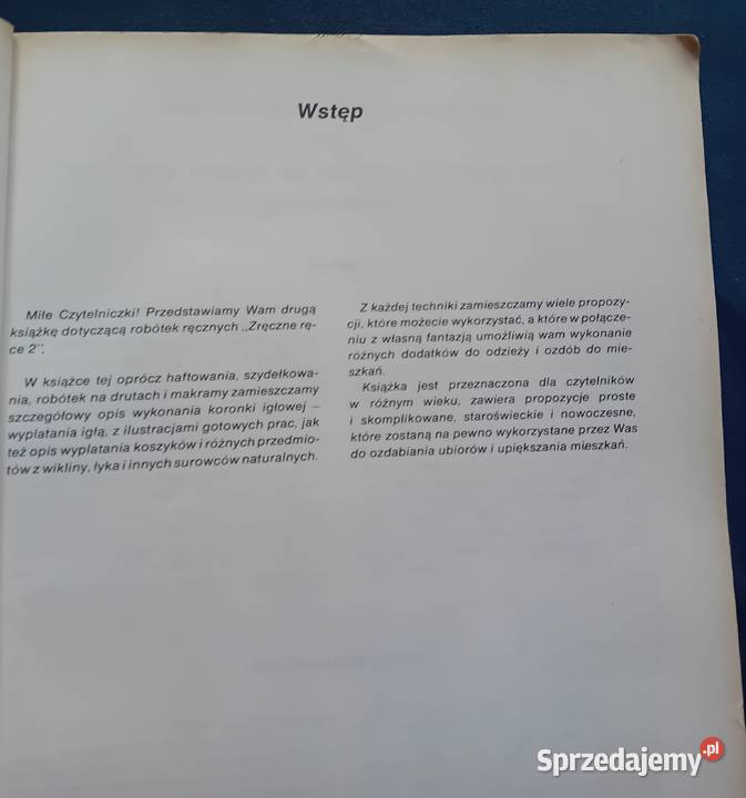 Zręcznie ręce 2 Praca zbiorowa Watra 1985 r wielkopolskie Koźminek