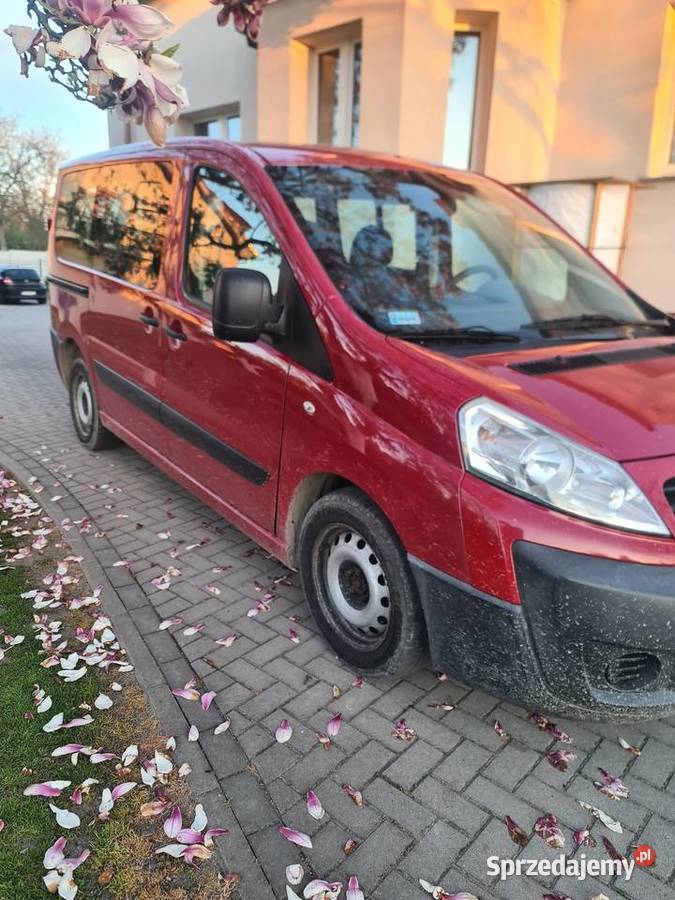 Fiat Scudo 16 Diesel 90 2007 Czerwony 9 osobowy Scudo
