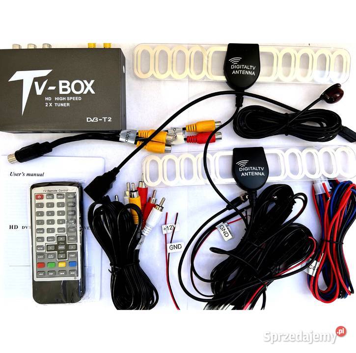 Tuner Cyfrowy Samochodowy TV DVBT2 H265 HEVC sprzedam