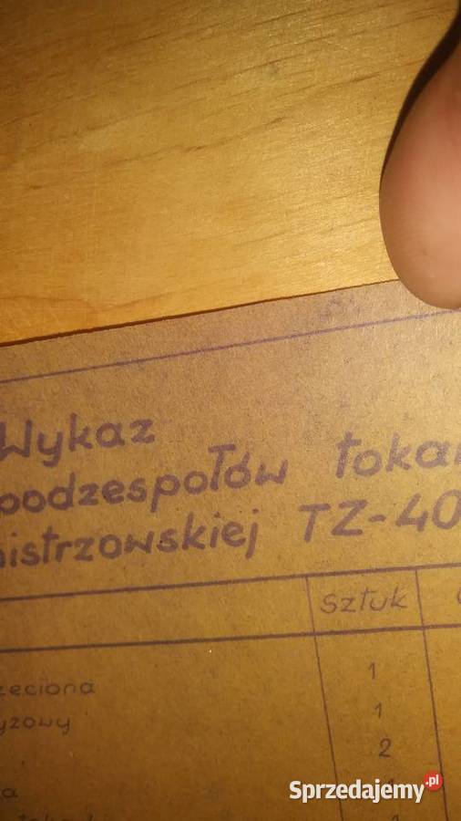 Tokarka TZ40 zegarmistrzowska łódzkie Łódź sprzedam