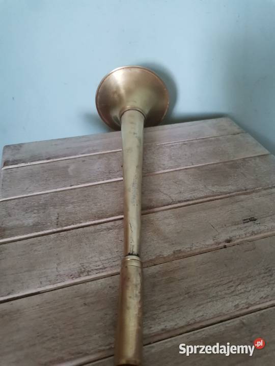 Stara trąbka sygnalowa w stylu Art Deco SPRAWNA Kraków sprzedam