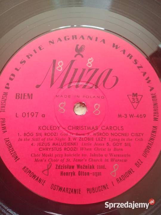 Kolędy Płyta Winylowa 1959 dolnośląskie