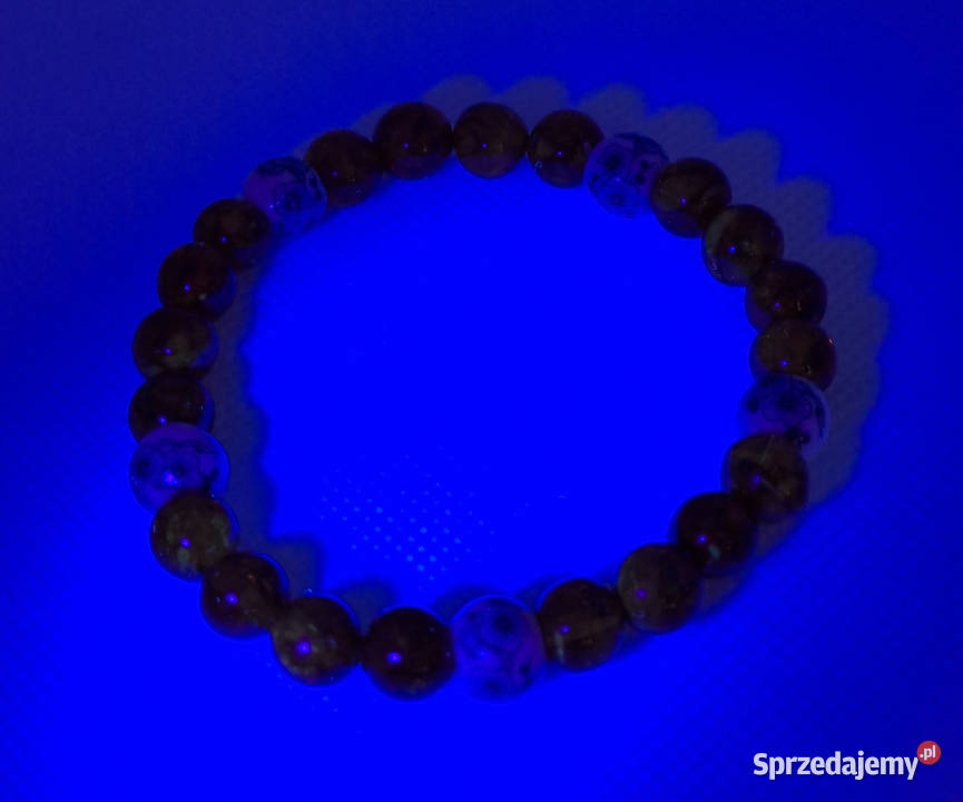 Bransoletka z bursztynu bursztyn bałtycki kulka Warszawa sprzedam