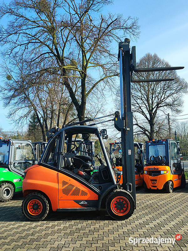 wózek widłowy Linde H50D02 diesel 5 t duplex 37 Kęty