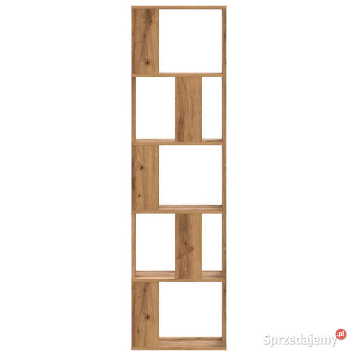 5poziomowy regał dąb artisian 45x235x1625 Regały Warszawa