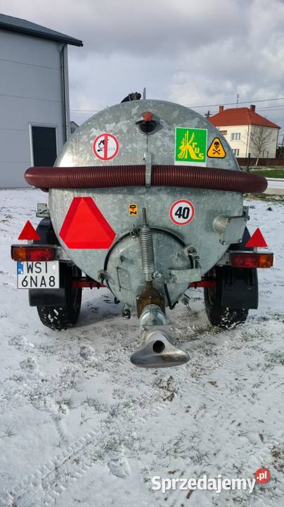 Beczkowóz Pomot 3300 litrów z 2015 roku Łuków sprzedam