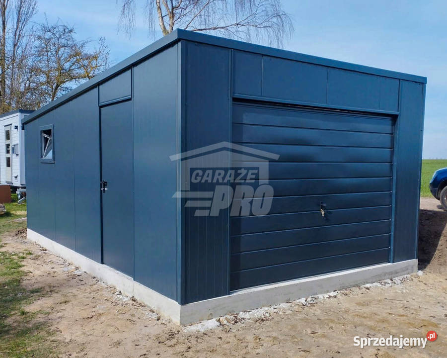 Garaż płyta warstwowa 4x6 brama uchylna 24m2 Braniewo sprzedam