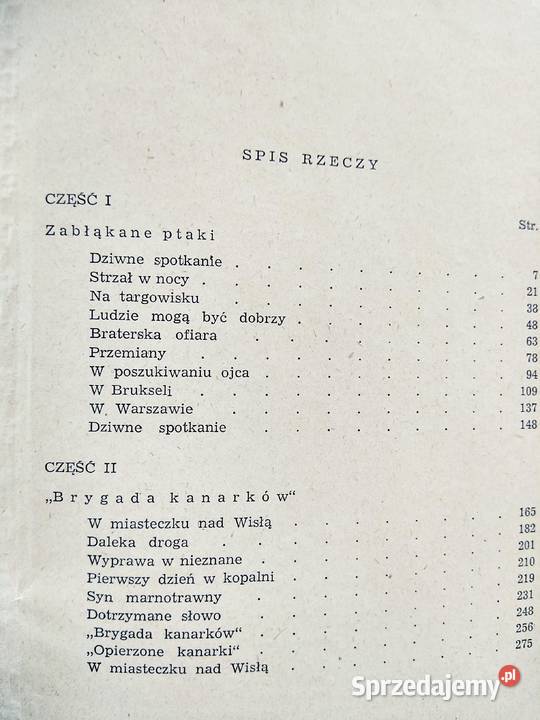 Morcinek Zabłąkane ptaki antykwariat internetowy Warszawa