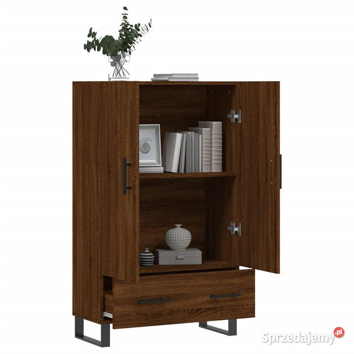 Wysoka szafka brązowy dąb 695x31x115 WM828267 Warszawa