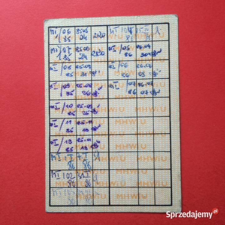 1913 Dwa Dokumenty Magazynowe Przeradzki sprzedam