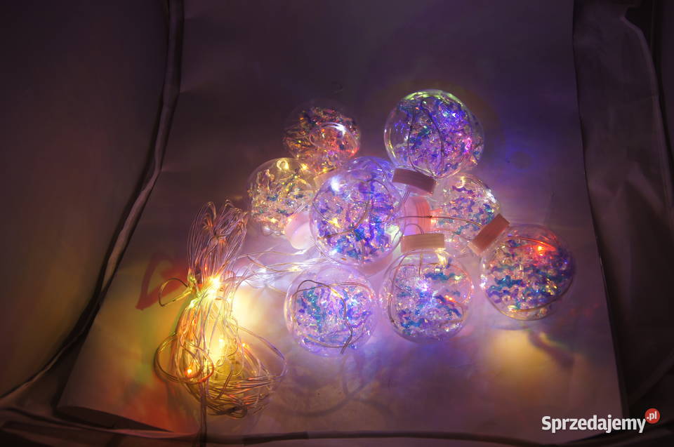 Kurtyna Girlanda Świetlna Ozdobna LAMPKI LED podlaskie